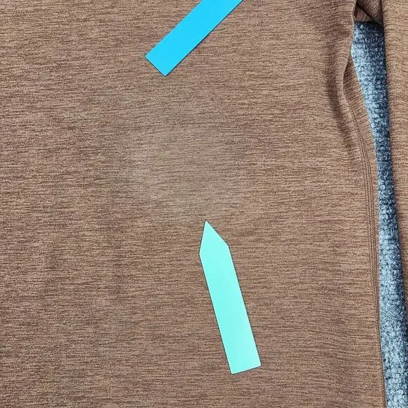 Vuori Pullover Men XL Brown Ease Performance 1/2 Half Zip 2.0 Long Sleeve Active - Picture 14 of 14